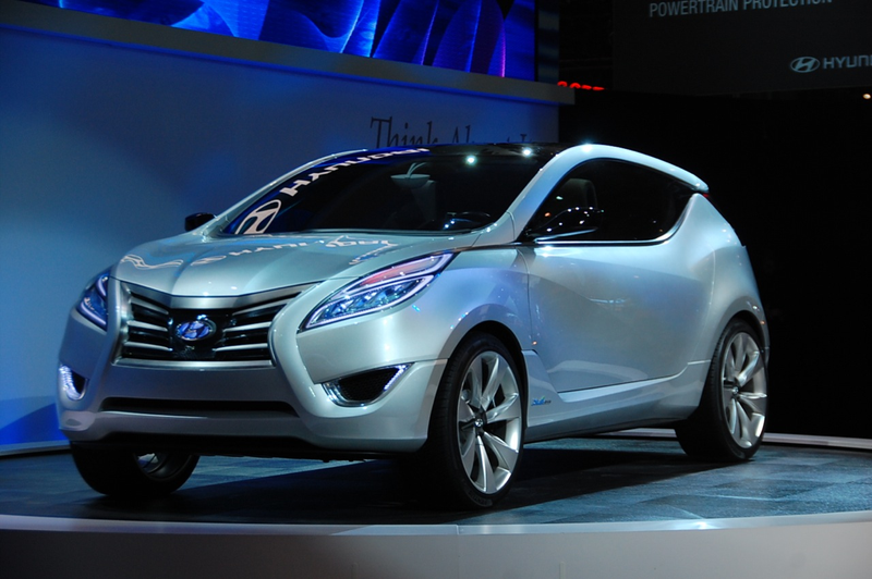 Illustration for article titled Hyundai Nuvis Concept Takes Flight With Massive Gullwing Doors